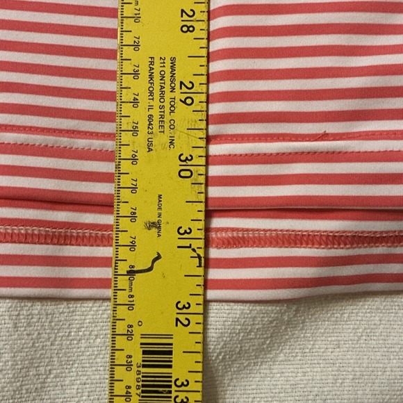 Peter Millar Men's Polo XL Red Striped Summer Comfort Performance Golf shirt - Picture 3 of 9